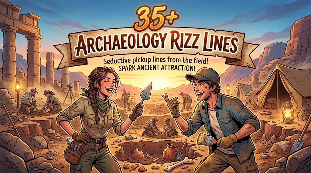 35+ Archaeology Rizz Lines