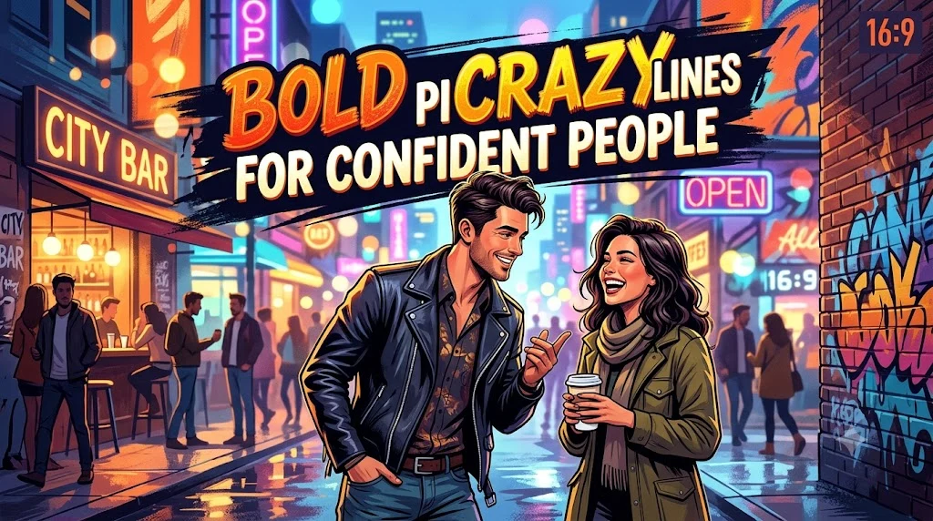 Bold Crazy Pick Up Lines for Confident People