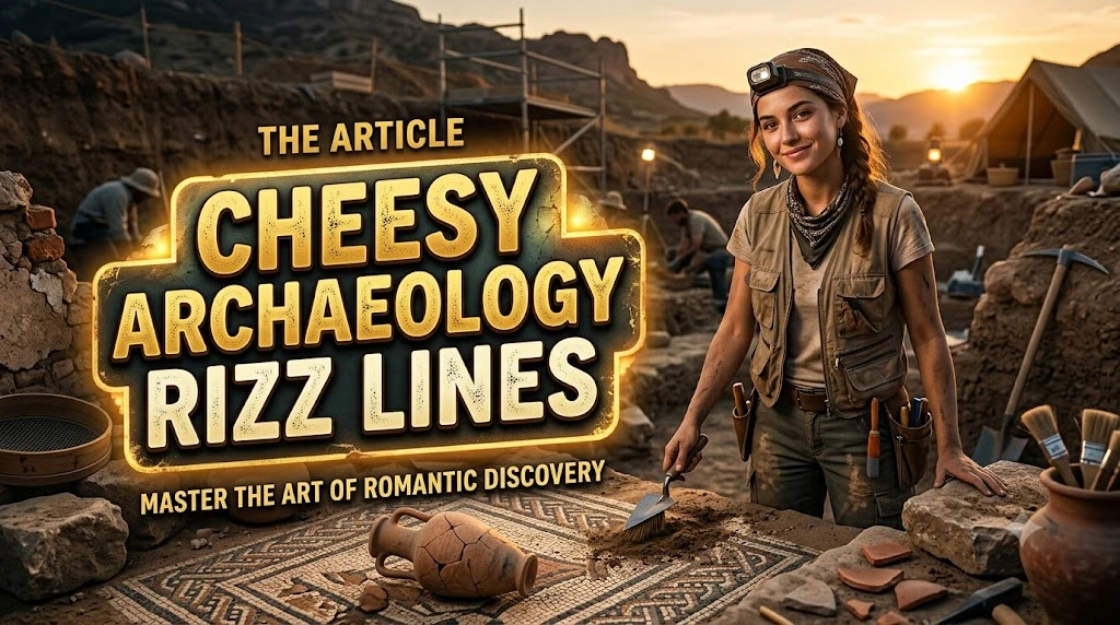 Cheesy Archaeology Rizz Lines