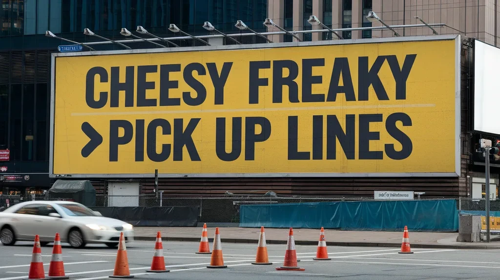 Cheesy Freaky Pick Up Lines