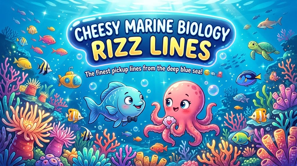 Cheesy Marine Biology Rizz Lines
