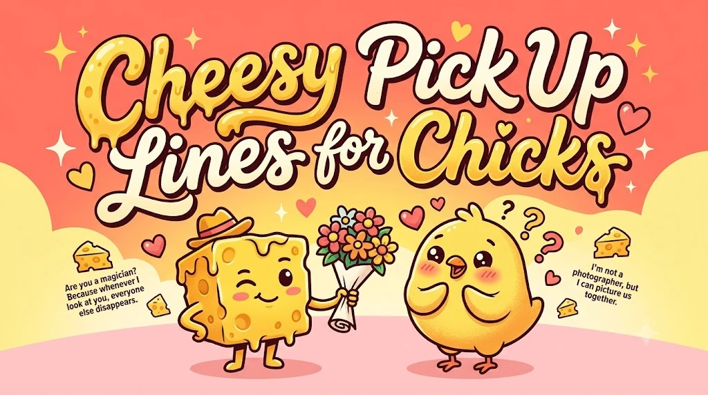 Cheesy Pick Up Lines for Chicks