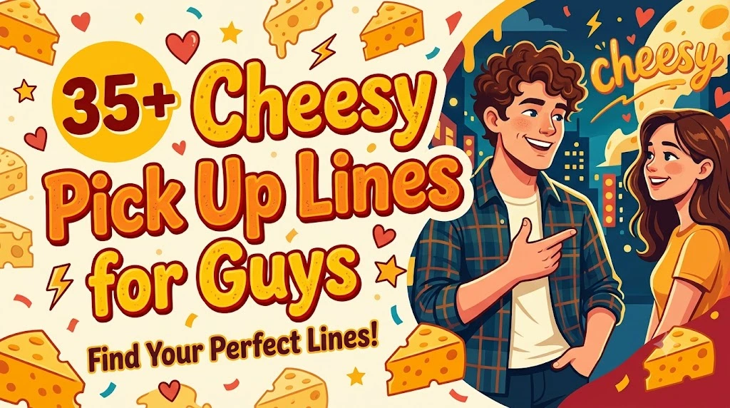 Cheesy Pick Up Lines for Guys
