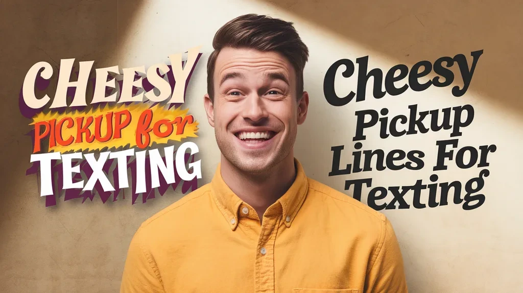 Cheesy Pickup Lines for Texting