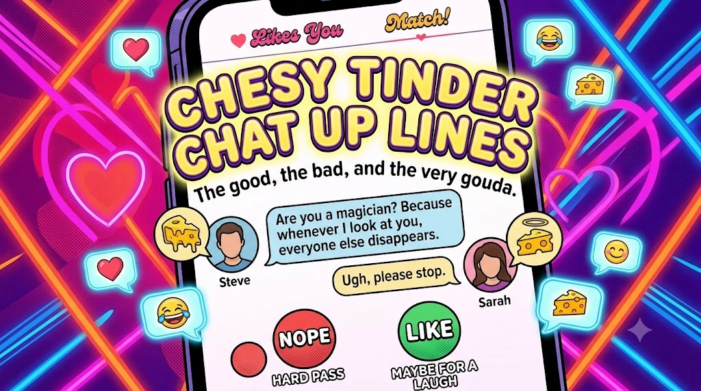 Cheesy Tinder Chat Up Lines