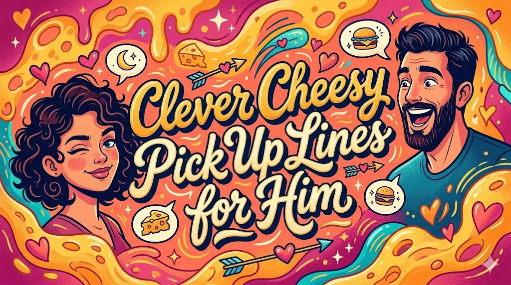 Clever Cheesy Pick Up Lines for Him
