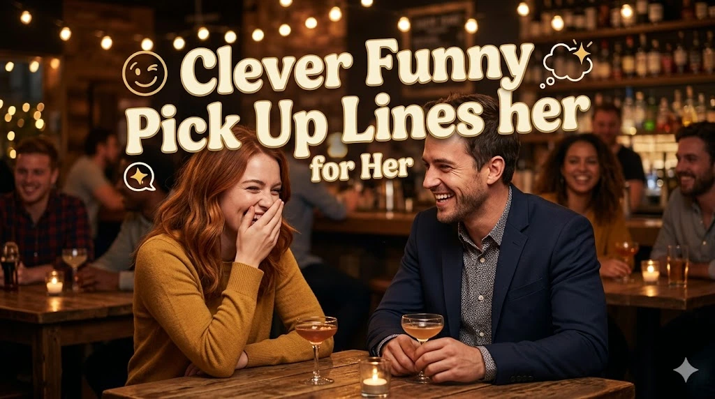 Clever Funny Pick Up Lines for Her