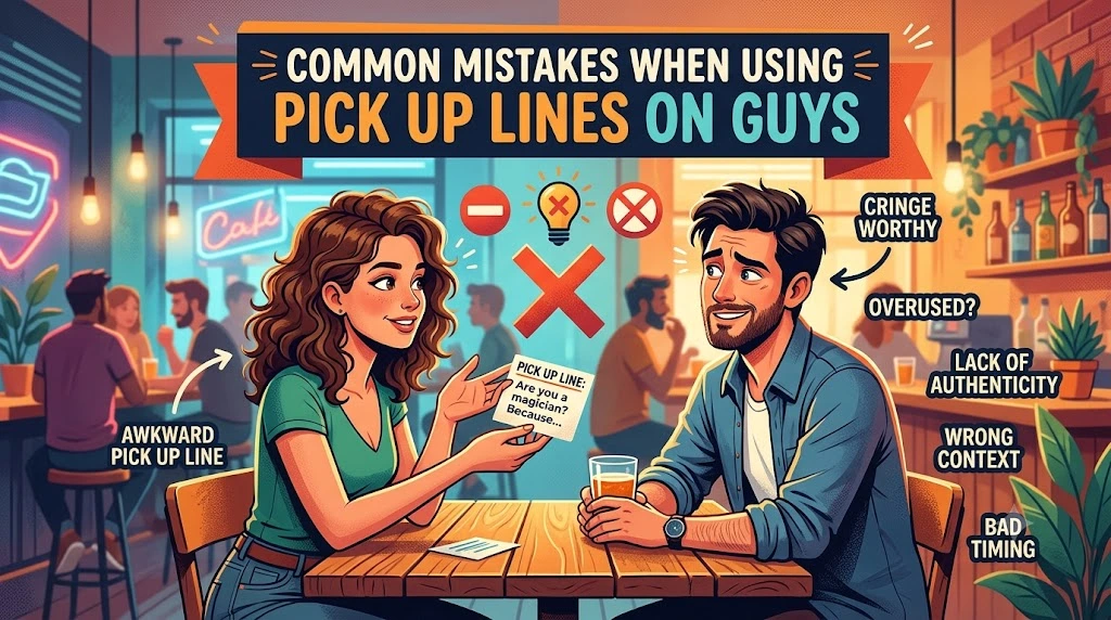 Common Mistakes When Using Pick Up Lines on Guys
