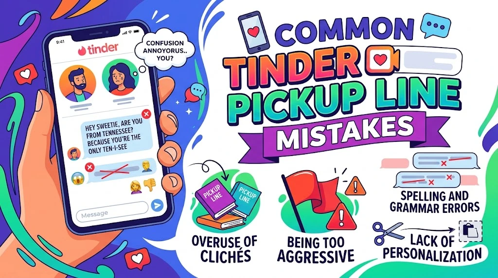 Common Tinder Pickup Line Mistakes