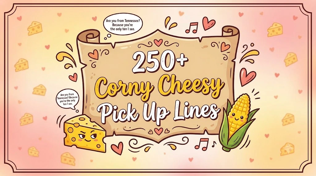 Corny Cheesy Pick Up Lines
