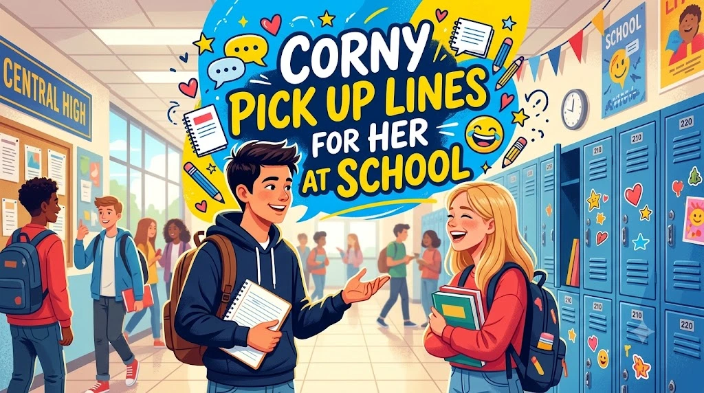 Corny Pick Up Lines for Her at School