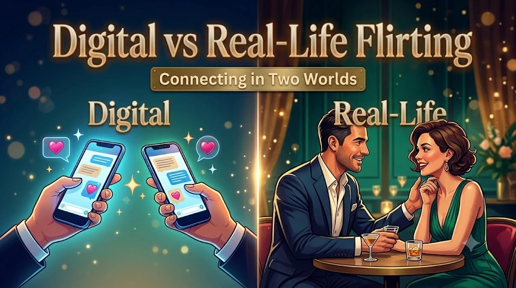 Digital vs Real-Life Flirting