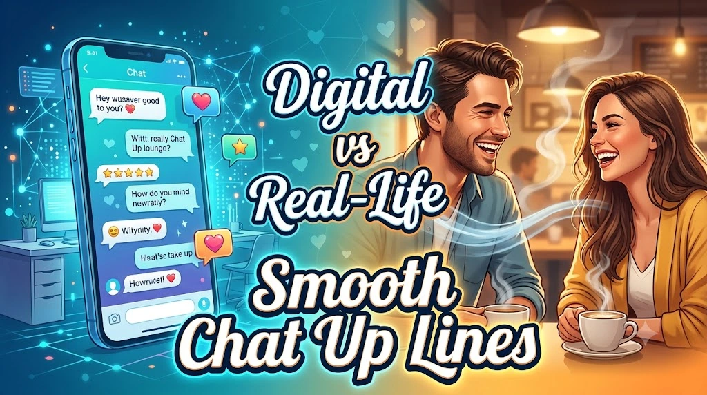 Digital vs Real-Life Smooth Chat Up Lines