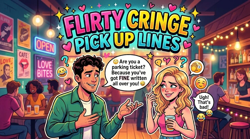 Flirty Cringe Pick Up Lines