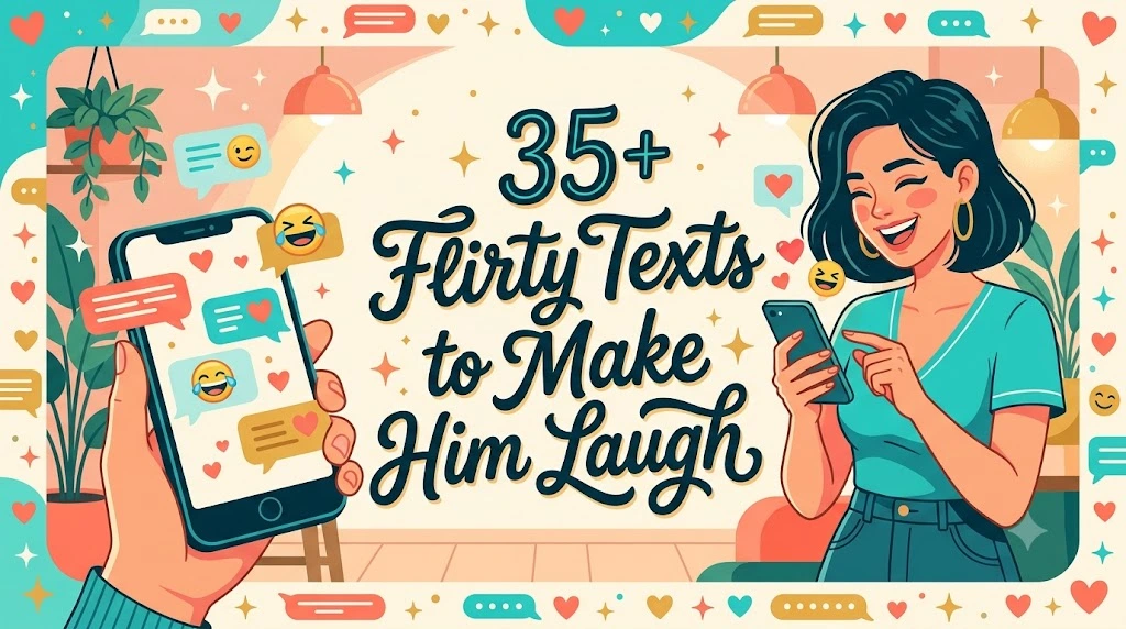 Flirty Texts to Make Him Laugh