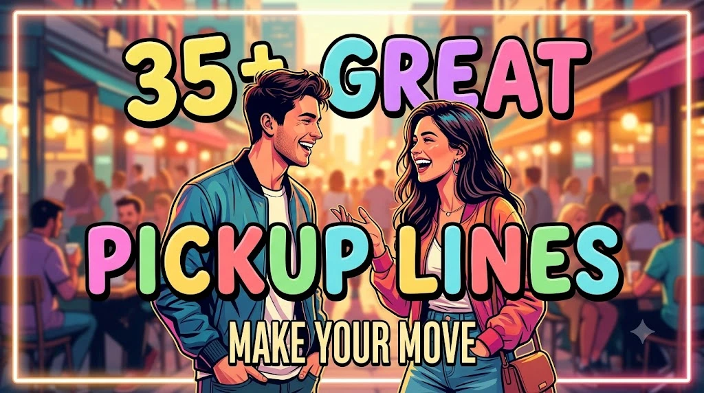 35+ Great Pickup Lines