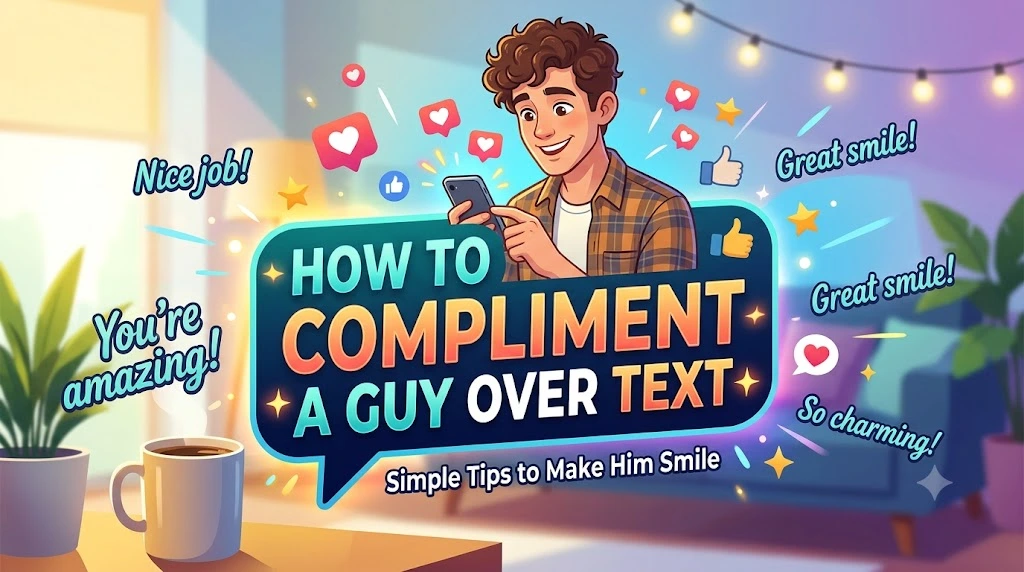 How to Compliment a Guy Over Text