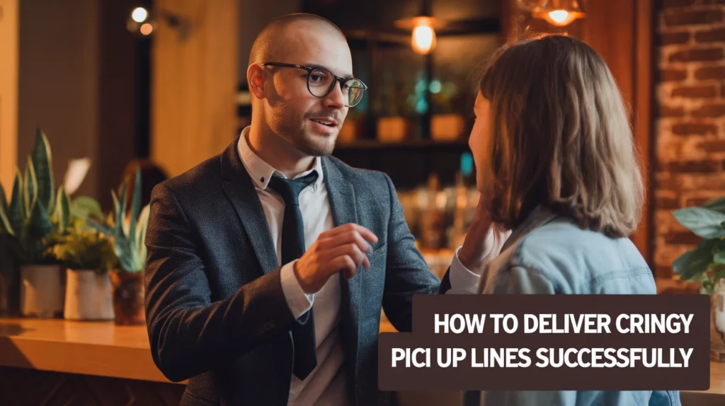 How to Deliver Cringy Pick Up Lines Successfully
