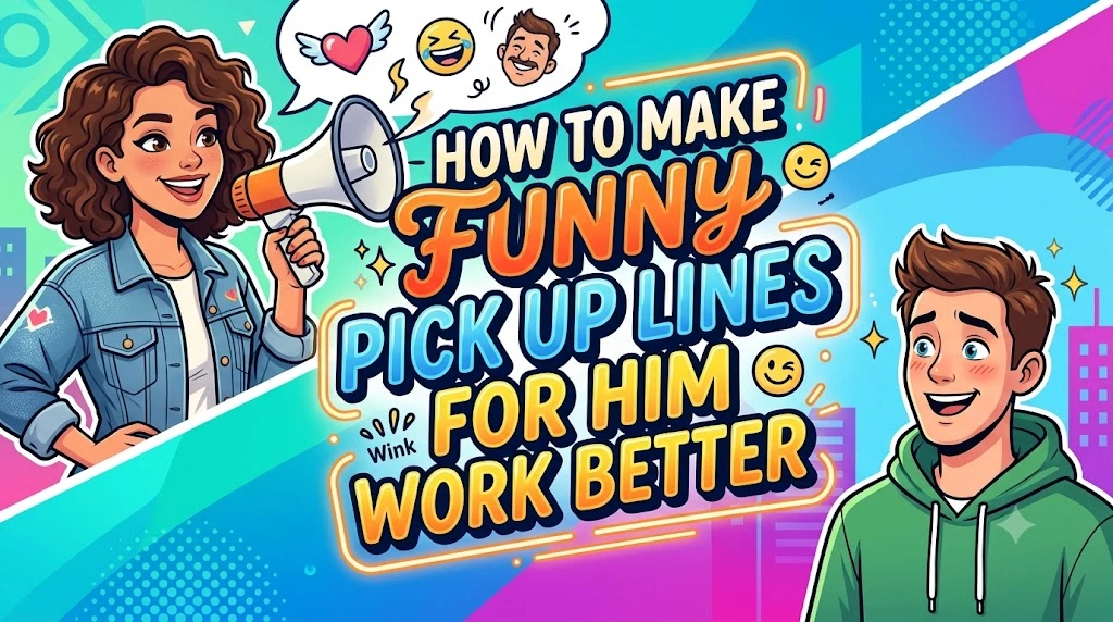 How to Make Funny Pick Up Lines for Him Work Better
