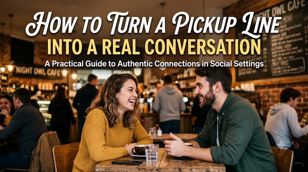 How to Turn a Pickup Line Into a Real Conversation