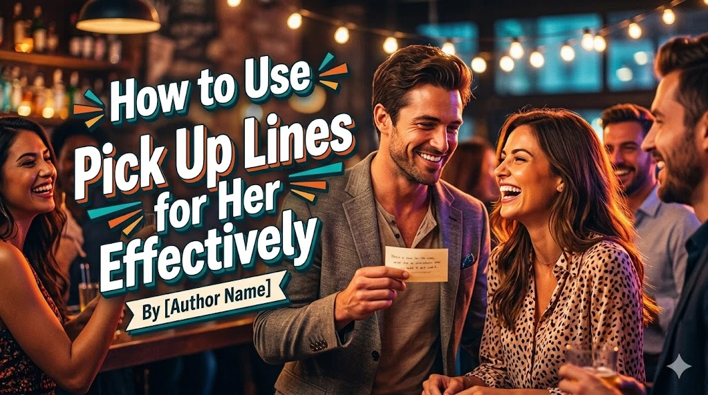 How to Use Funny Pick Up Lines for Her Effectively
