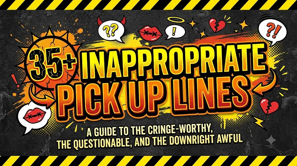 35+ Inappropriate Pick Up Lines