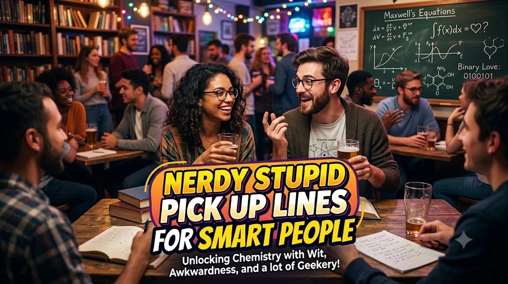 Nerdy Stupid Pick Up Lines for Smart People
