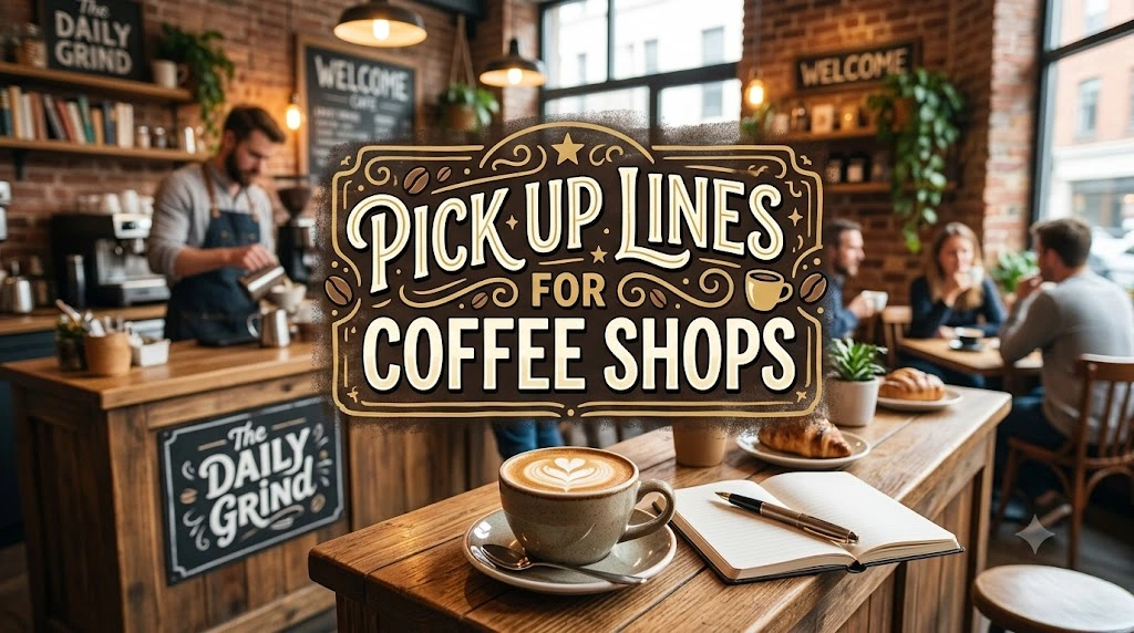 Pick Up Lines for Coffee Shops