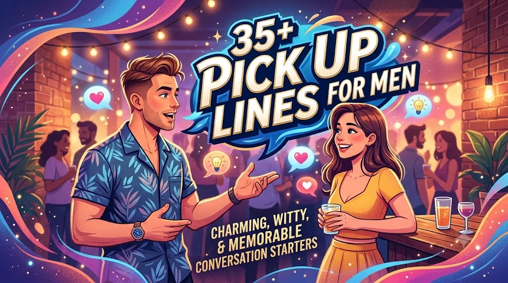 35+ Pick Up Lines for Men