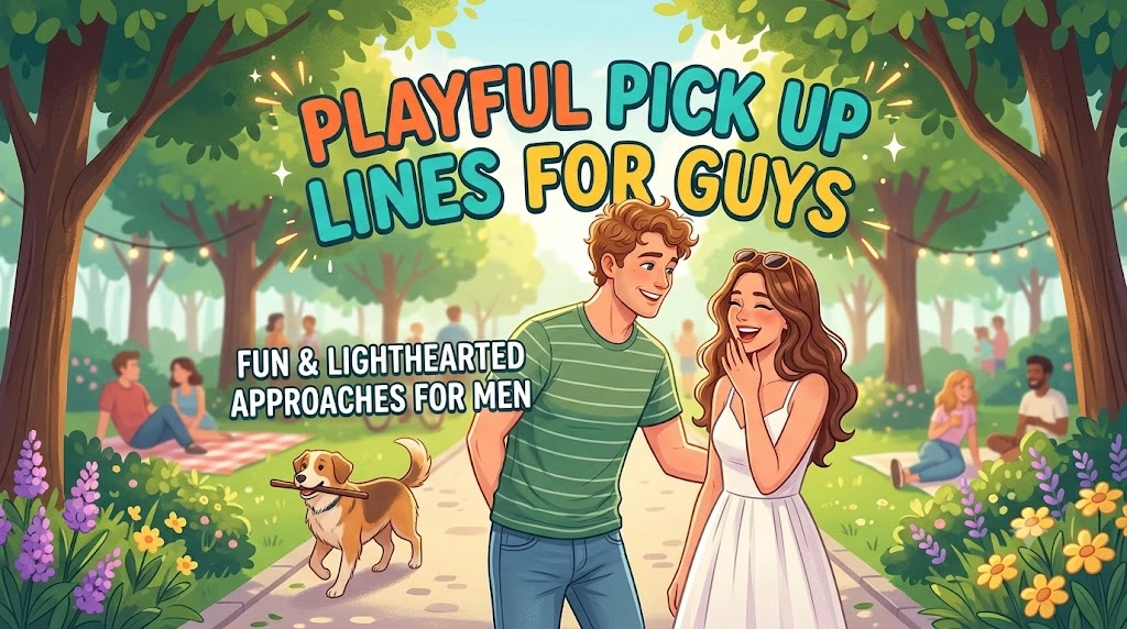 Playful Pick Up Lines for Guys