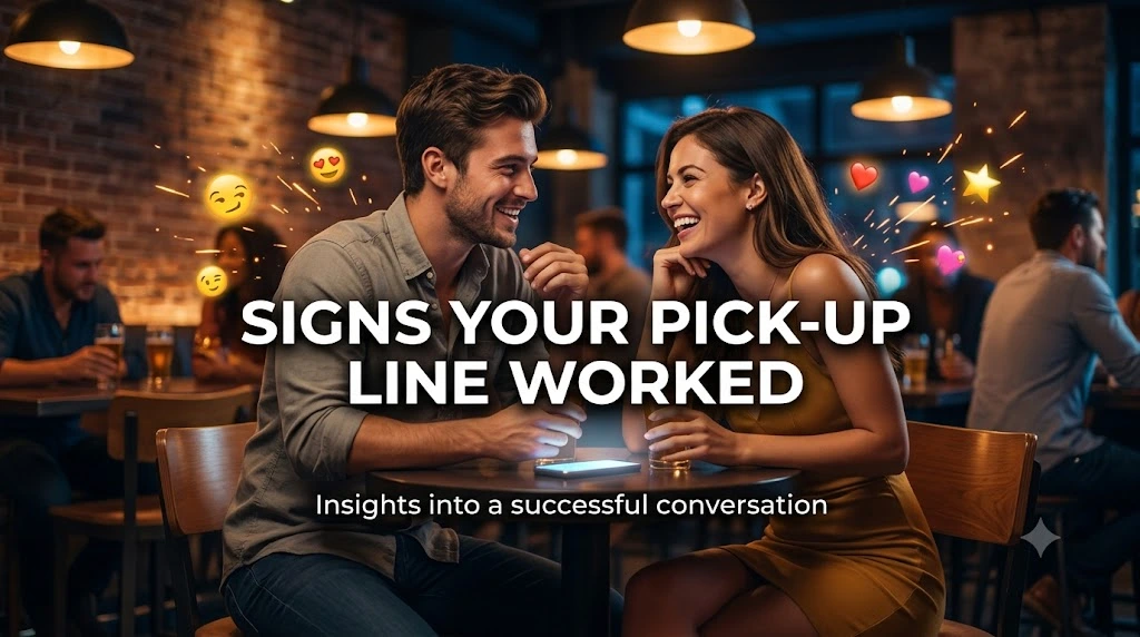 Signs Your Pick Up Line Worked
