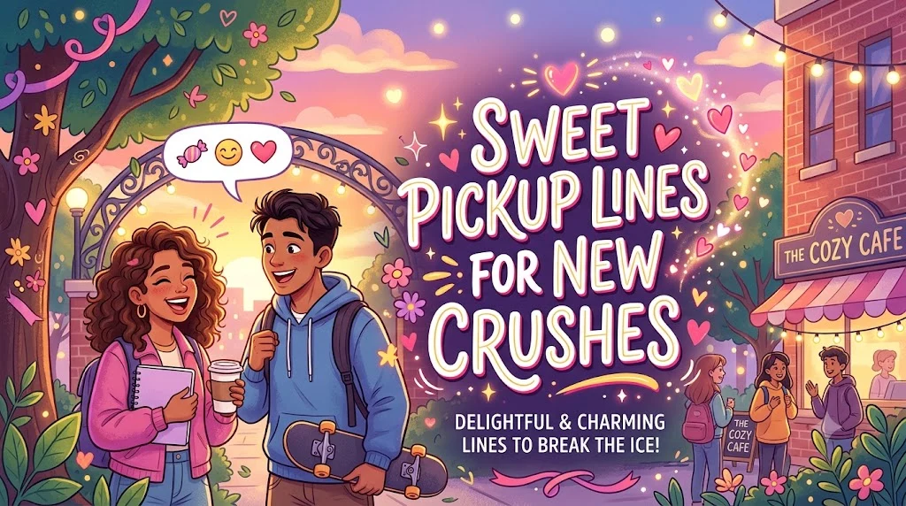 Sweet Pickup Lines for New Crushes