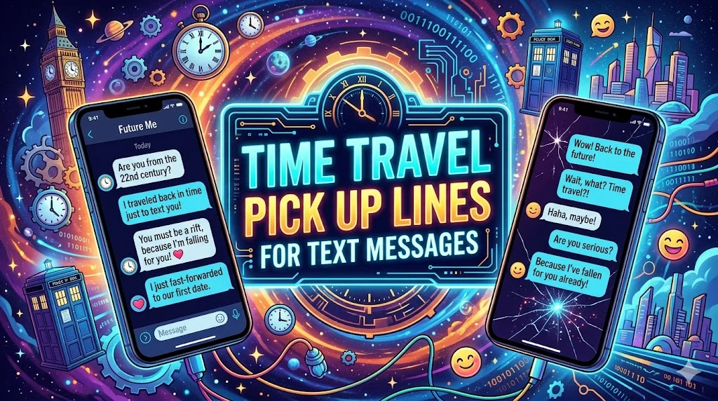 Time Travel Pick Up Lines for Text Messages