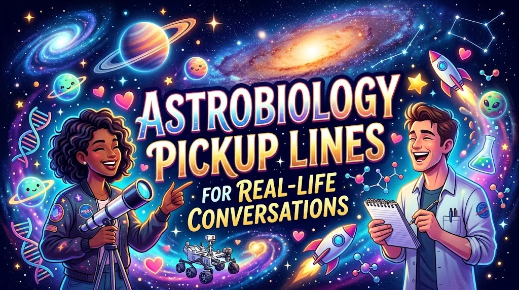 Astrobiology Pickup Lines for Real-Life Conversations