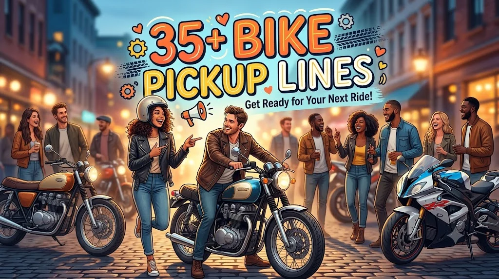 35+ Bike Pickup Lines