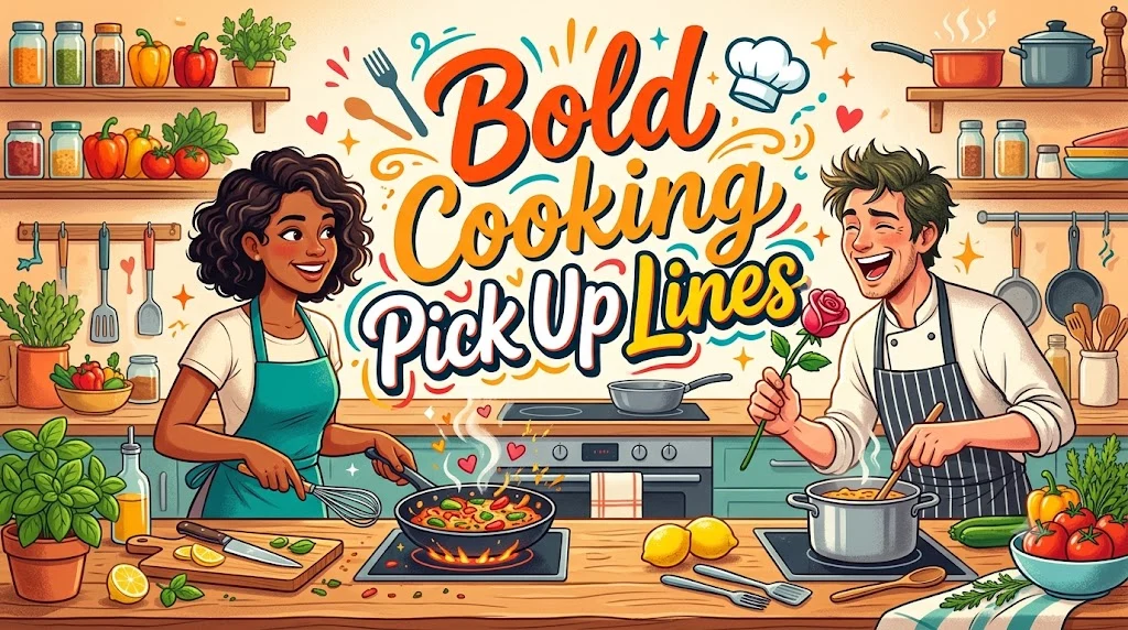 Bold Cooking Pick Up Lines