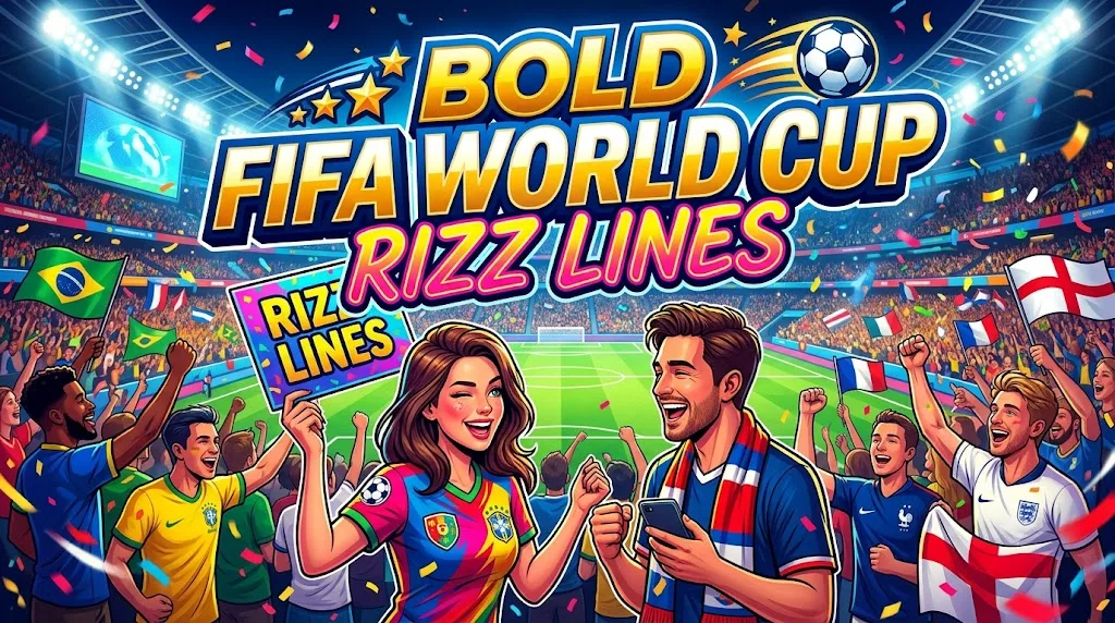 Bold FIFA World Cup Rizz Lines