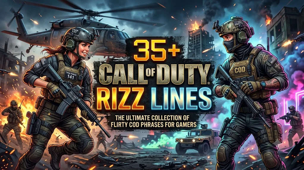 35+ Call of Duty Rizz Lines