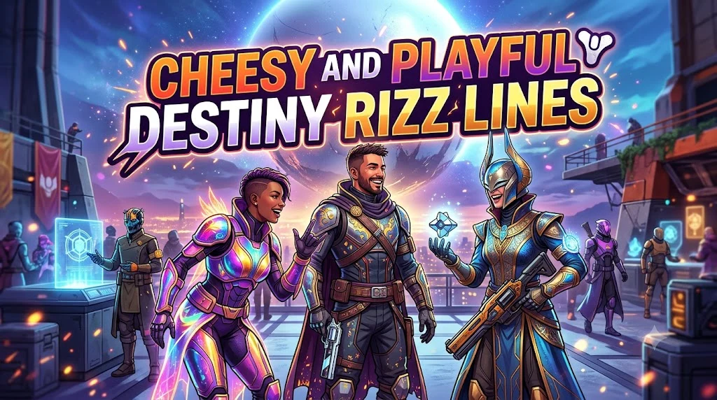 Cheesy and Playful Destiny Rizz Lines