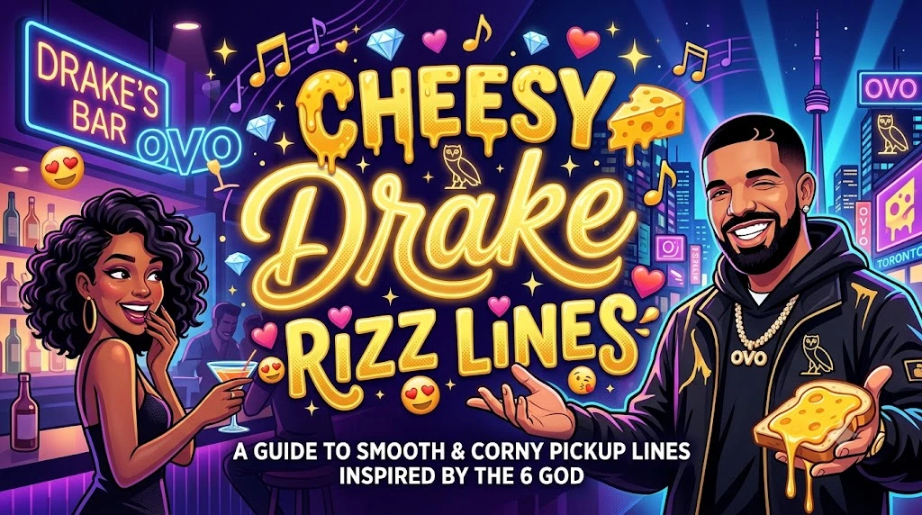 Cheesy Drake Rizz Lines