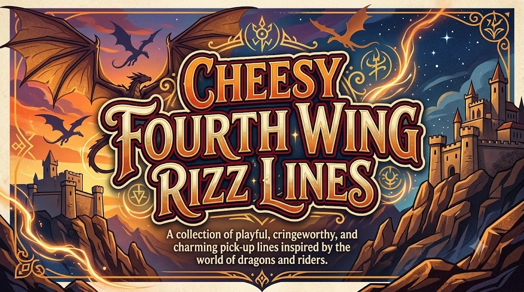Cheesy Fourth Wing Rizz Lines