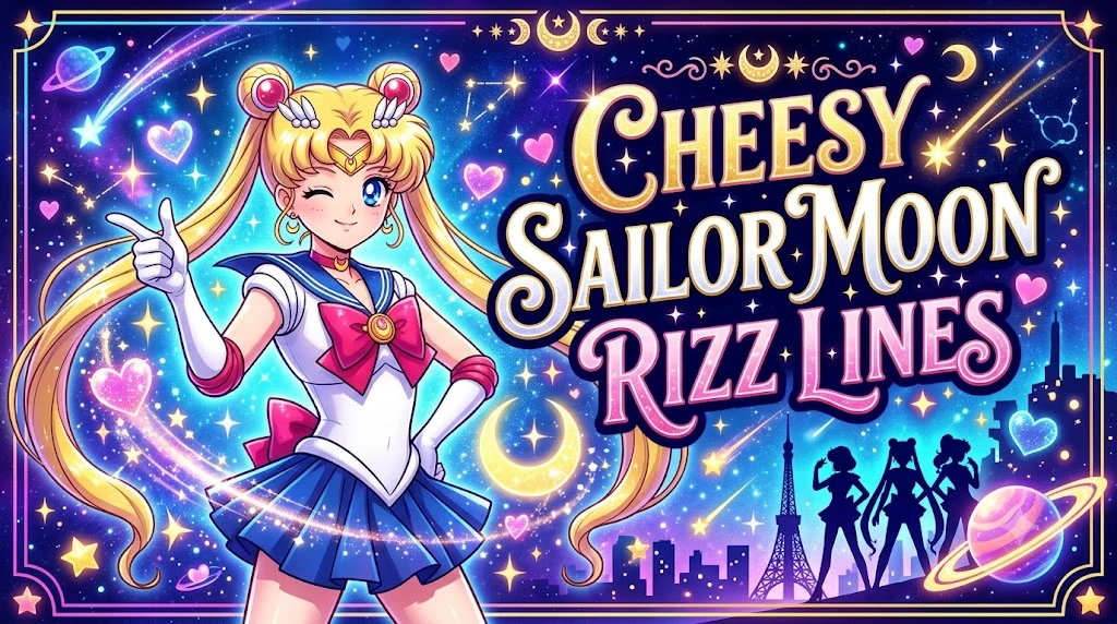 Cheesy Sailor Moon Rizz Lines