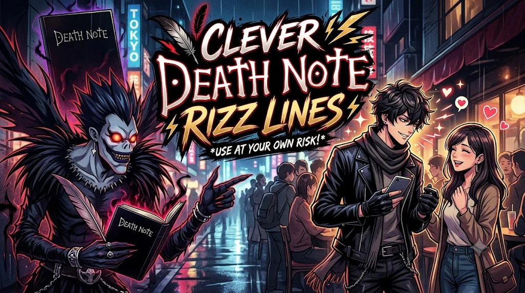 Clever Death Note Rizz Lines