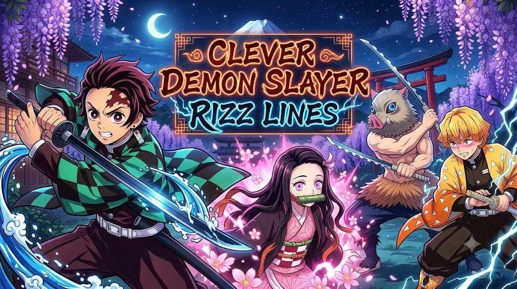 Clever Demon Slayer Rizz Lines