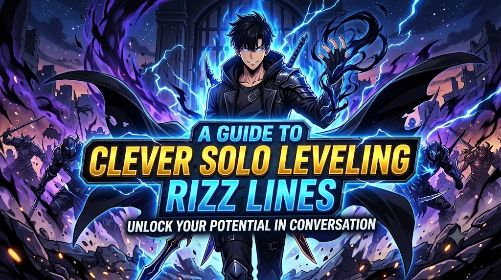 Clever Solo Leveling Rizz Lines