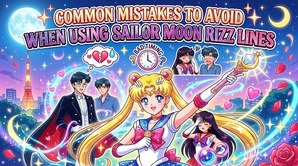 Common Mistakes to Avoid When Using Sailor Moon Rizz Lines