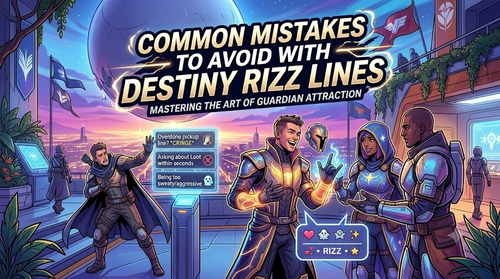 Common Mistakes to Avoid With Destiny Rizz Lines