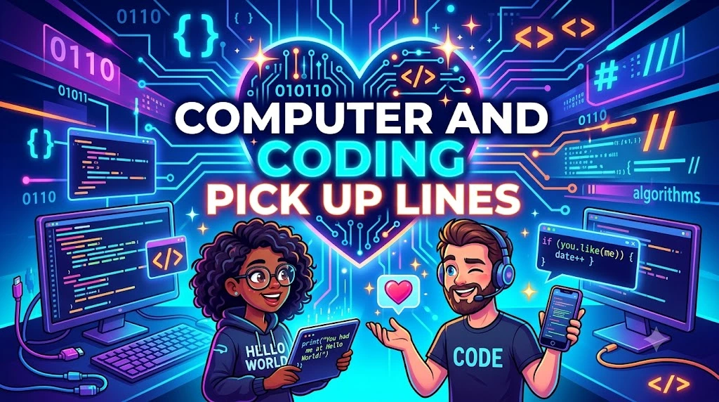 Computer and Coding Pick Up Lines