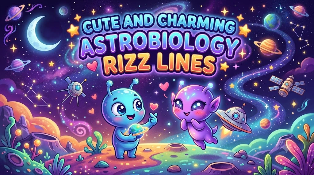 Cute and Charming Astrobiology Rizz Lines