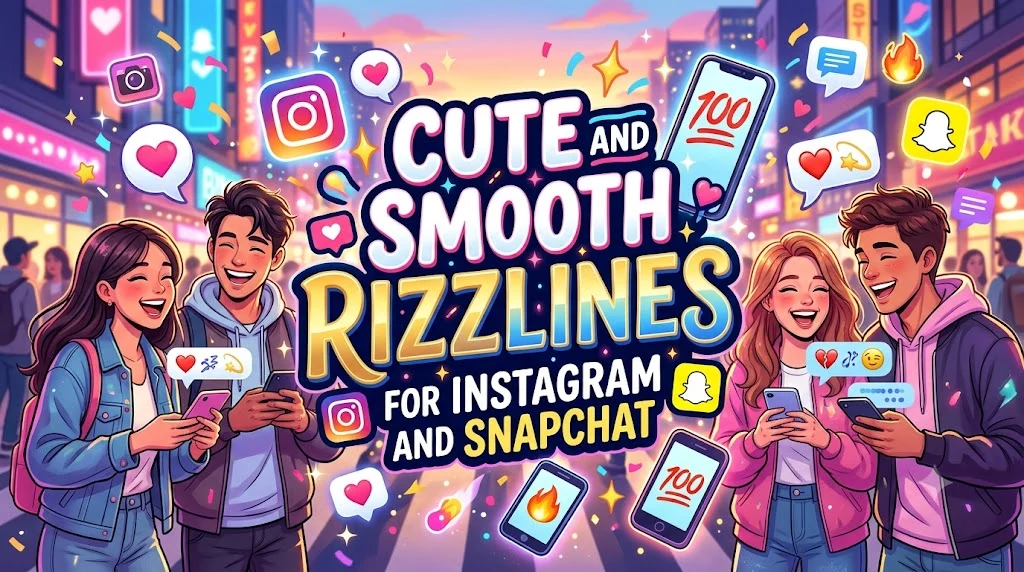 Cute and Smooth Rizzlines for Instagram and Snapchat